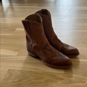 Tecovas The Dean Tan Leather  Boots. Size 8.5men or 10women